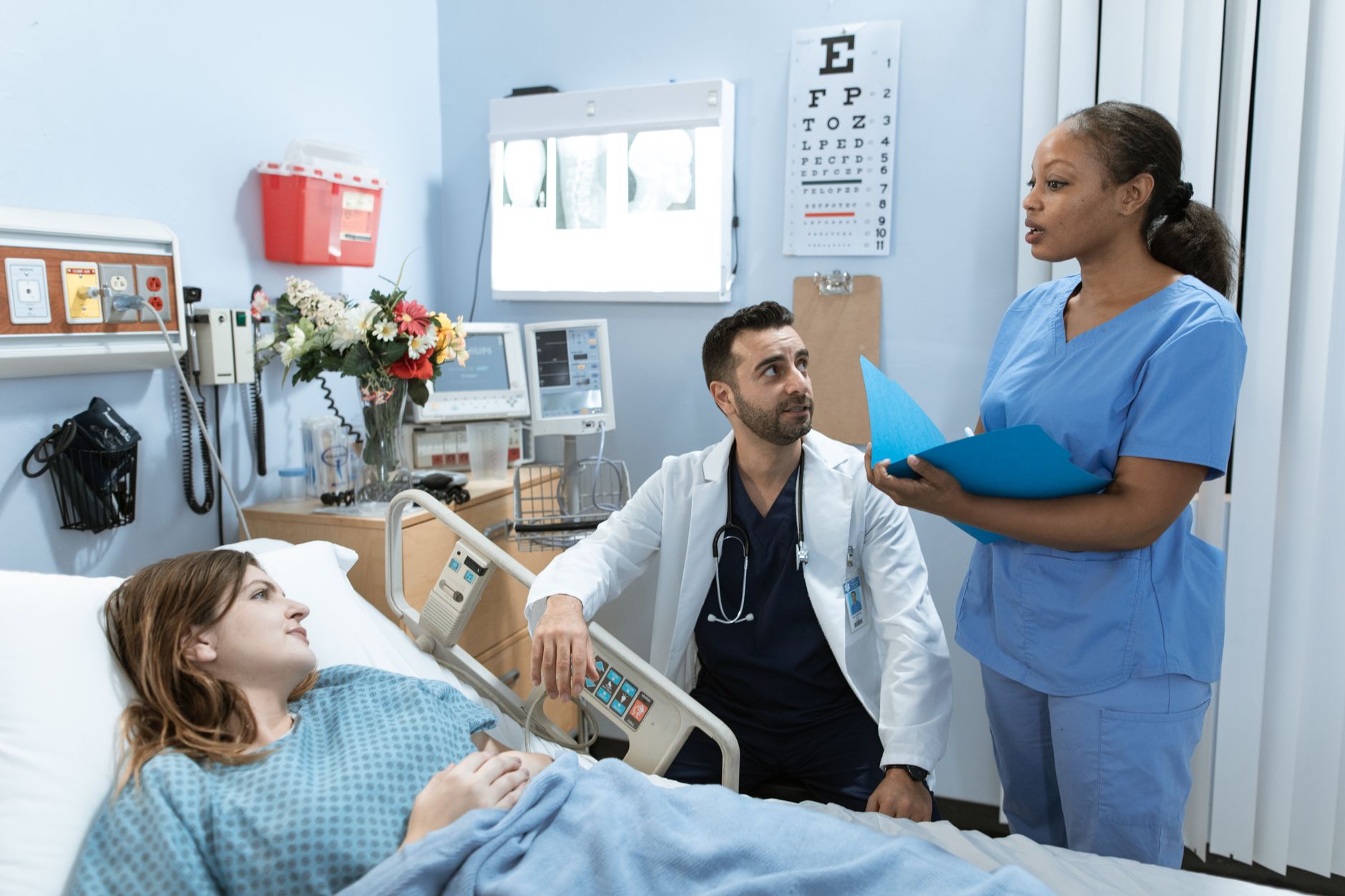 diverse healthcare environment
